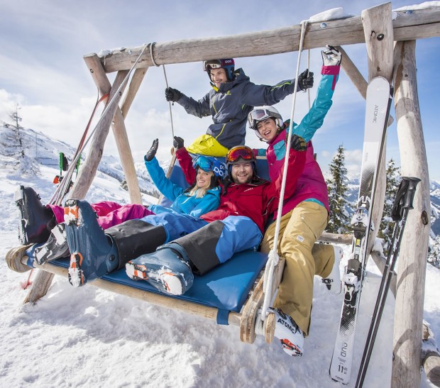 Spaß im Schnee © Flachau Tourismus