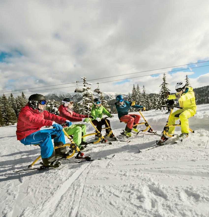 Snowbike © Flachau Tourimus